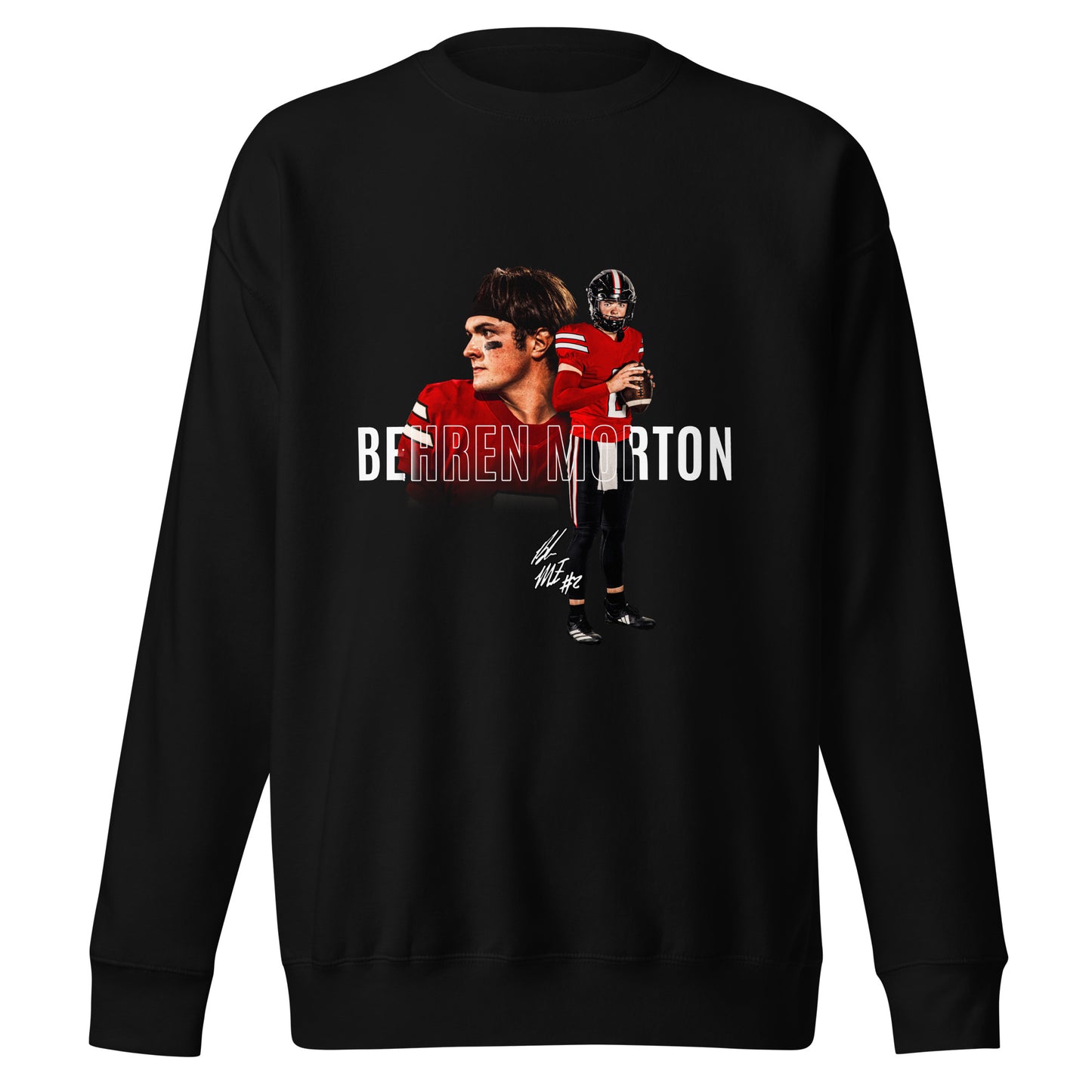 Behren Morton Graphic Portrait Sweatshirt